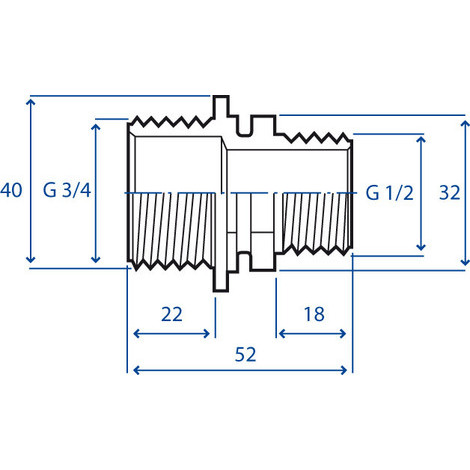 RIDUZIONE M/M G 3/4